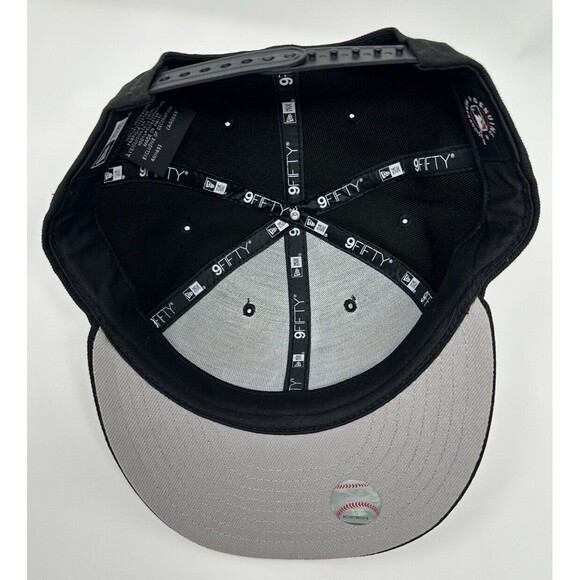 Los Angeles Dodgers New Era 9Fifty Black SnapBack Baseball Hat Cap MLB OSFA - Picture 7 of 9